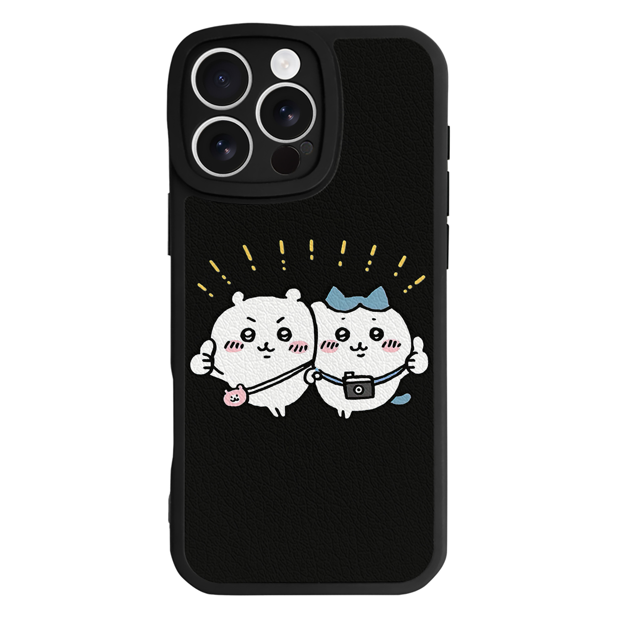 （画像用） ちいかわ ちいかわ Chii-kawa chiikawa 【iPhone 16シリーズ対応】シリコンスマホケース（レザー調） 材質：シリコン